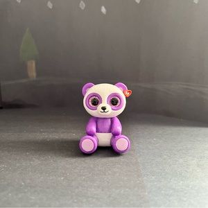 TY Beanie Mini Boos Figures Series Boom Boom Purple Panda